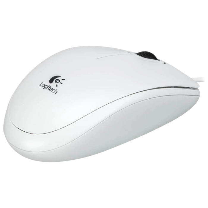 Мышь logitech b100, белый 2