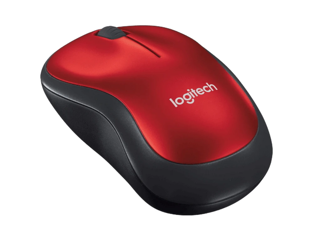 Беcпроводная мышь logitech m185, красный 11