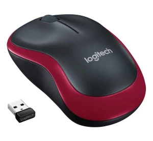 Беcпроводная мышь logitech m185, красный Thumbnail 6