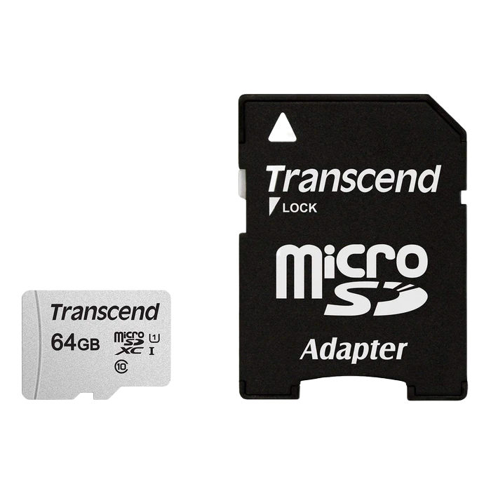 Карта памяти transcend microsdxc class 10, 64гб (ts64gusd300s-a) 3
