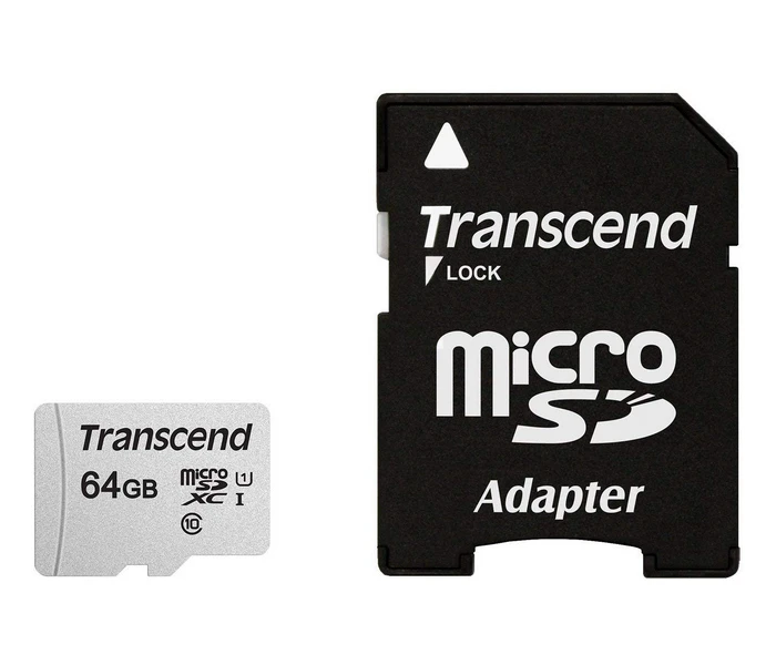 Карта памяти transcend microsdxc class 10, 64гб (ts64gusd300s-a) 2