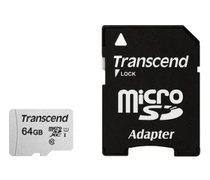 Карта памяти transcend microsdxc class 10, 64гб (ts64gusd300s-a) Thumbnail 2