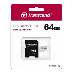 Card de memorie transcend microsdxc class 10, 64gb (ts64gusd300s) Thumbnail 2