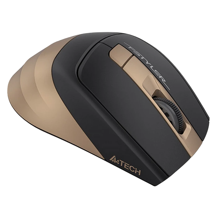 Беcпроводная мышь a4tech fg35, черный | бронзовый 11