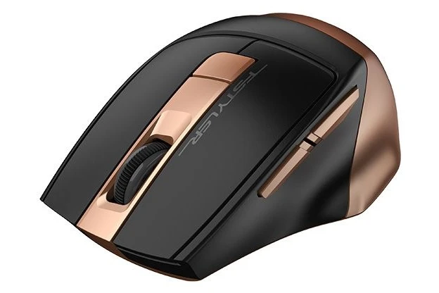 Беcпроводная мышь a4tech fg35, черный | бронзовый 3