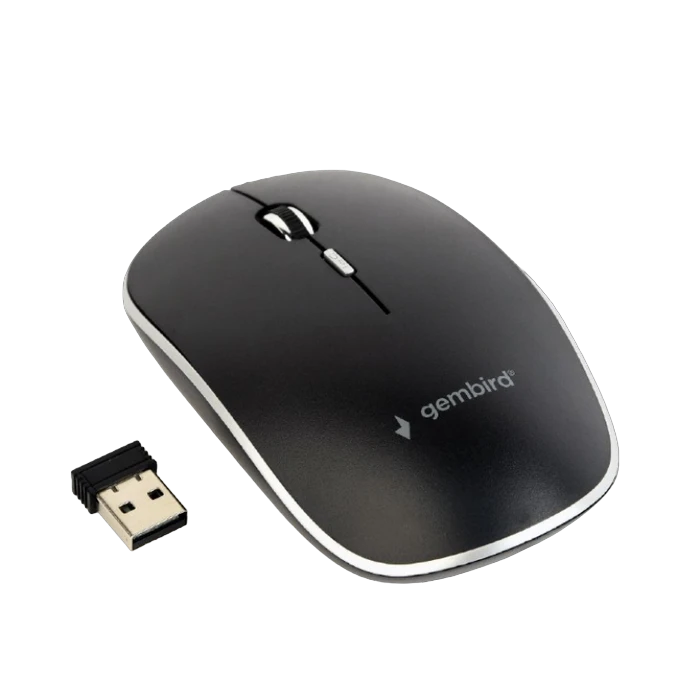 Беcпроводная мышь gembird musw-4b-01, чёрный 5