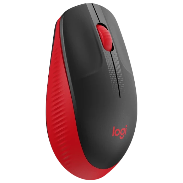 Mouse wireless logitech m190, roșu 3