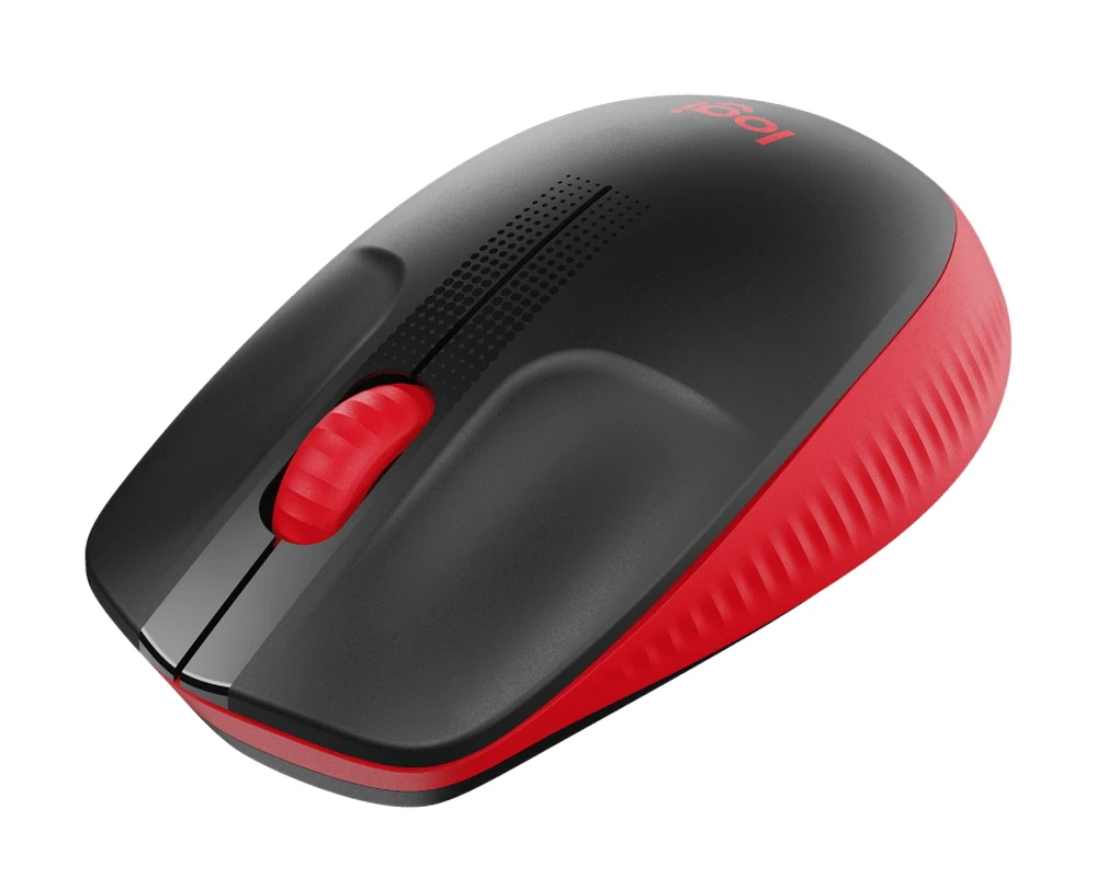 Mouse wireless logitech m190, roșu 10