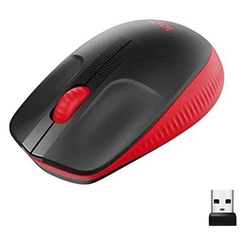 Mouse wireless logitech m190, roșu 9