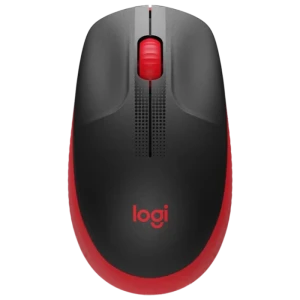 Mouse wireless logitech m190, roșu