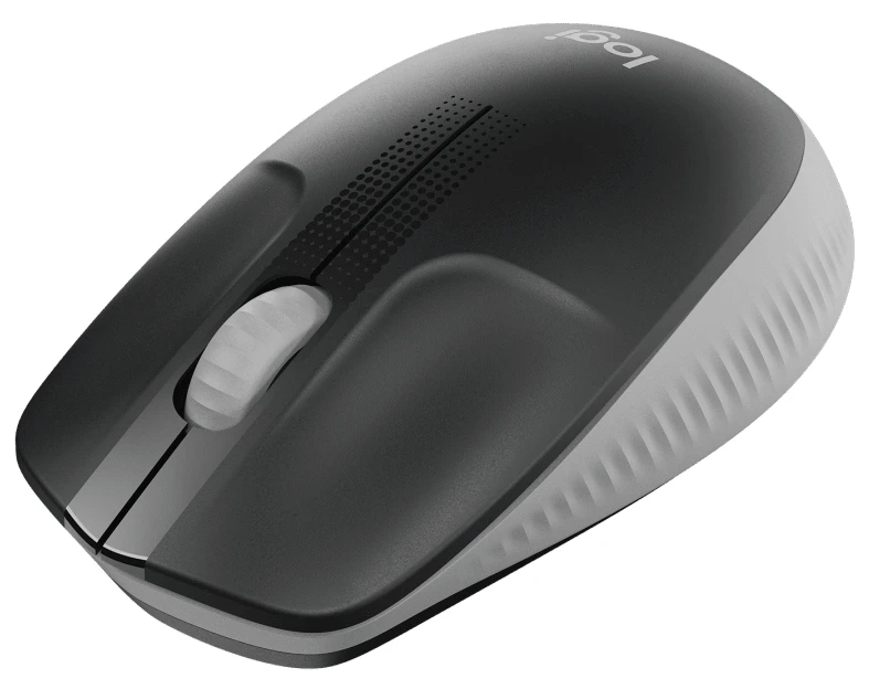 Mouse wireless logitech m190, gri 7