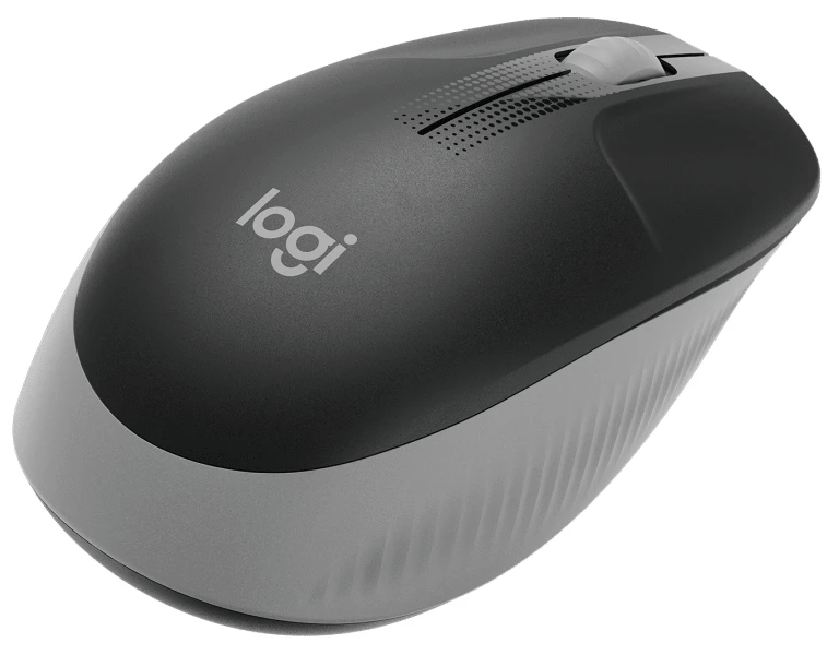 Mouse wireless logitech m190, gri 9