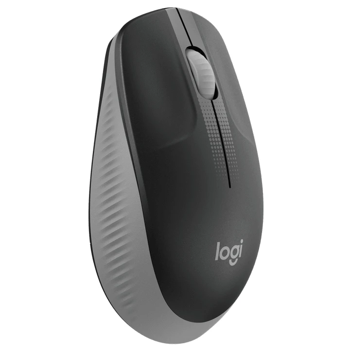 Mouse wireless logitech m190, gri 4