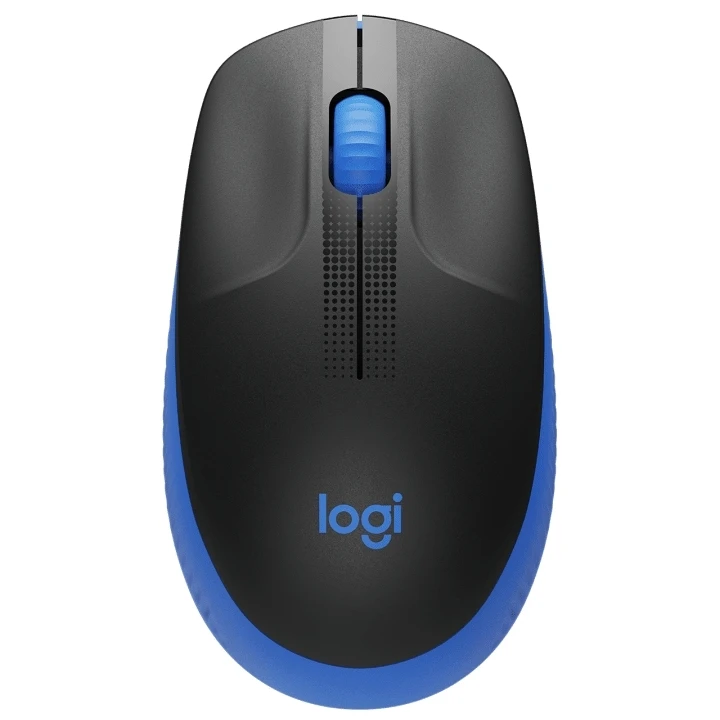 Mouse wireless logitech m190, albastru 2