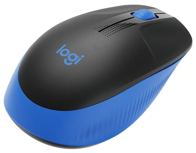 Mouse wireless logitech m190, albastru 6
