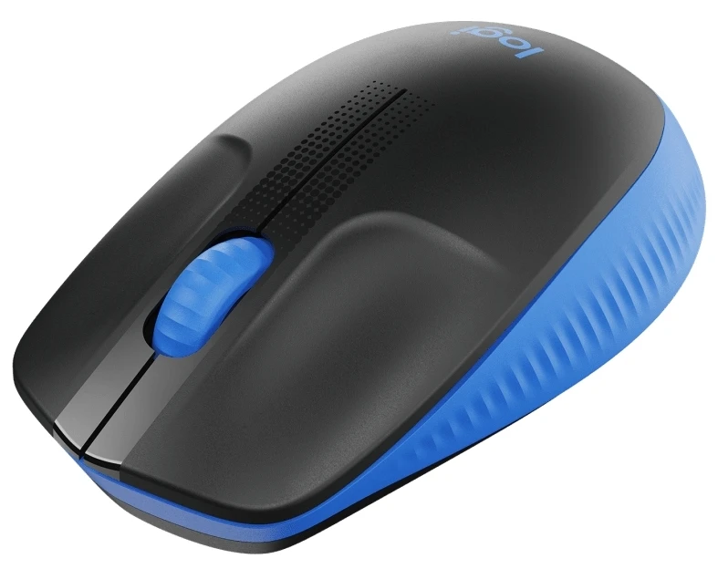Mouse wireless logitech m190, albastru 7