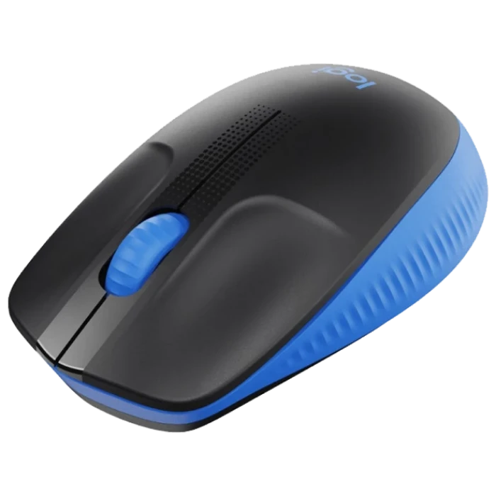 Mouse wireless logitech m190, albastru 8