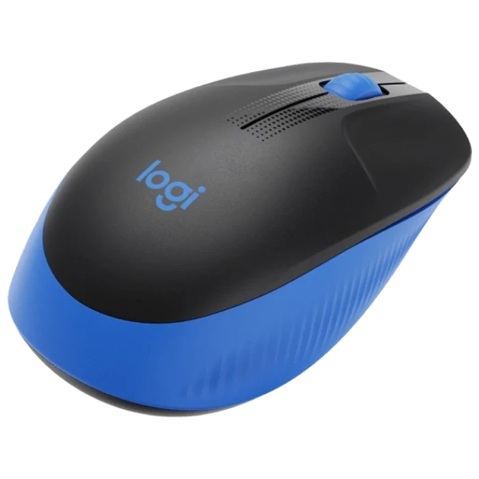 Mouse wireless logitech m190, albastru 4