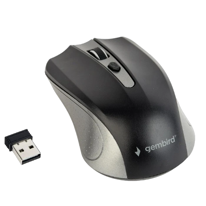 Беcпроводная мышь gembird musw-4b-04-gb, серый/черный 7