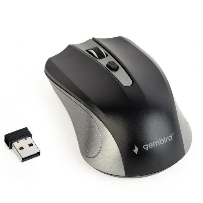 Mouse wireless gembird musw-4b-04-gb, gri/negru 2