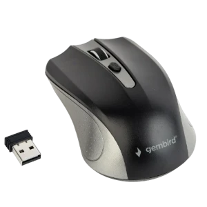 Беcпроводная мышь gembird musw-4b-04-gb, серый/черный