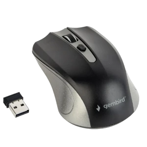 Беcпроводная мышь gembird musw-4b-04-gb, серый/черный