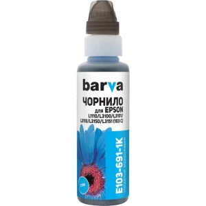Контейнер с чернилами barva e103-691, 100мл, голубой