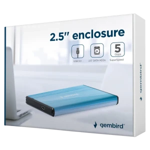 Carcasă externă gembird ee2-u3s-3-b, albastru (ee2-u3s-3-b) Thumbnail 4