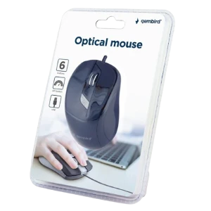 Mouse gembird mus-6b-01, negru Thumbnail 3