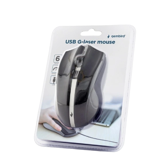 Mouse gembird mus-gu-02, negru 9