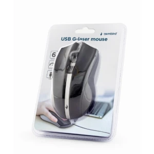 Mouse gembird mus-gu-02, negru Thumbnail 3