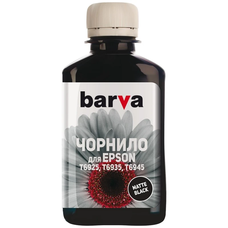 Recipient de cerneală barva t6931, 180ml, negru mat 2