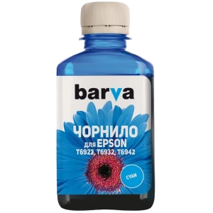 Контейнер с чернилами barva t6931, 180мл, голубой