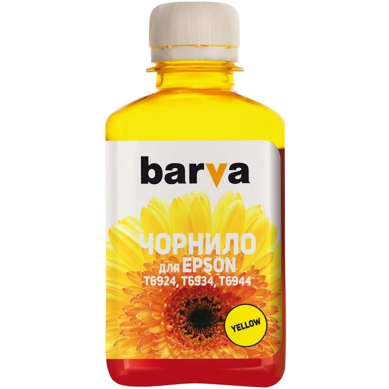 Контейнер с чернилами barva t6931, 180мл, желтый 4