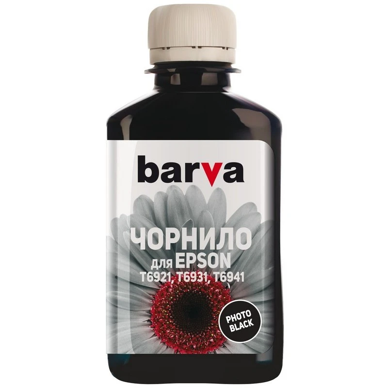 Контейнер с чернилами barva t6931, 180мл, черный фото 2