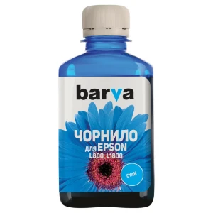 Контейнер с чернилами barva pn-el800n, 180мл, голубой