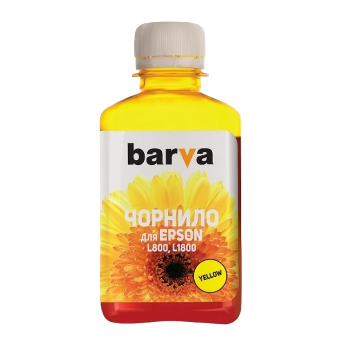 Контейнер с чернилами barva pn-el800n, 180мл, желтый 2