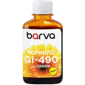 Контейнер с чернилами barva g490 (canon g-series), g490-506 (711), желтый