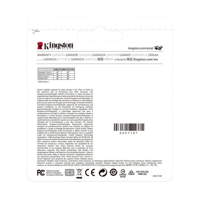 Memorie usb kingston datatraveler kyson, 64gb, argintiu 5