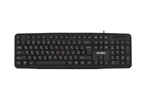Клавиатура sven kb-s230, проводное, чёрный