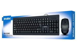 Set tastatură + mouse sven kb-s320c, cu fir, negru Thumbnail 10