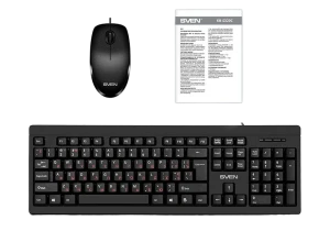 Set tastatură + mouse sven kb-s320c, cu fir, negru Thumbnail 7