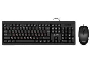 Set tastatură + mouse sven kb-s320c, cu fir, negru