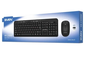 Set tastatură + mouse sven kb-c3200w, fără fir, negru Thumbnail 12