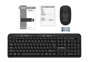 Set tastatură + mouse sven kb-c3200w, fără fir, negru Thumbnail 3