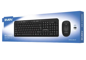 Set tastatură + mouse sven kb-c3200w, fără fir, negru Thumbnail 9