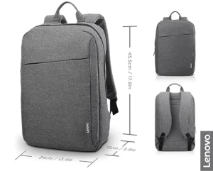 Rucsac pentru laptop lenovo b210, 15.6", poliester, gri Thumbnail 3