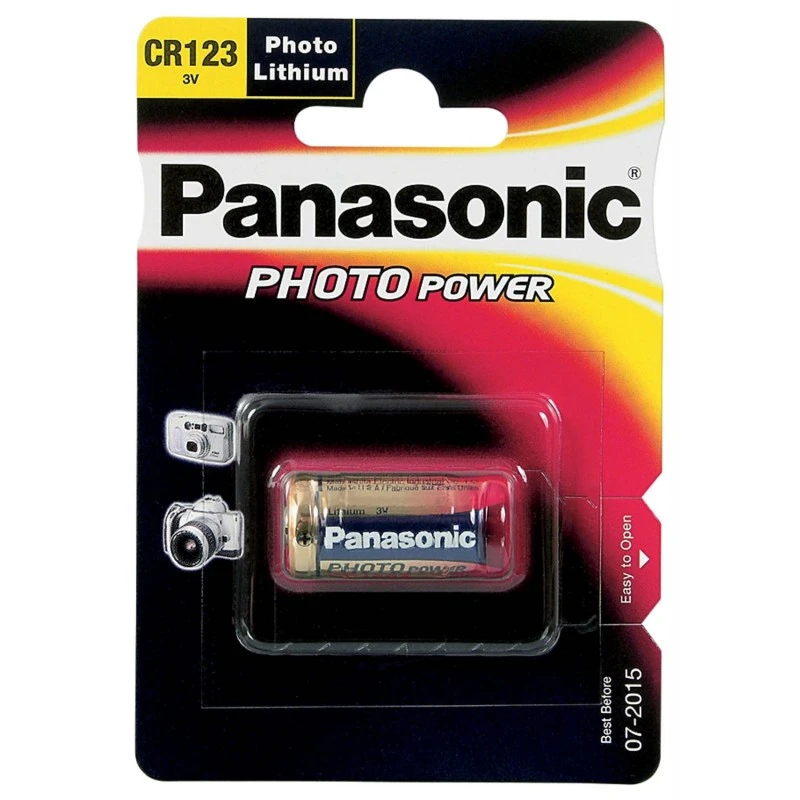 Батарейки panasonic cr-123al, cr123a, 1шт. 3