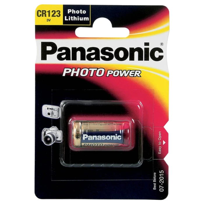 Батарейки panasonic cr-123al, cr123a, 1шт. 4