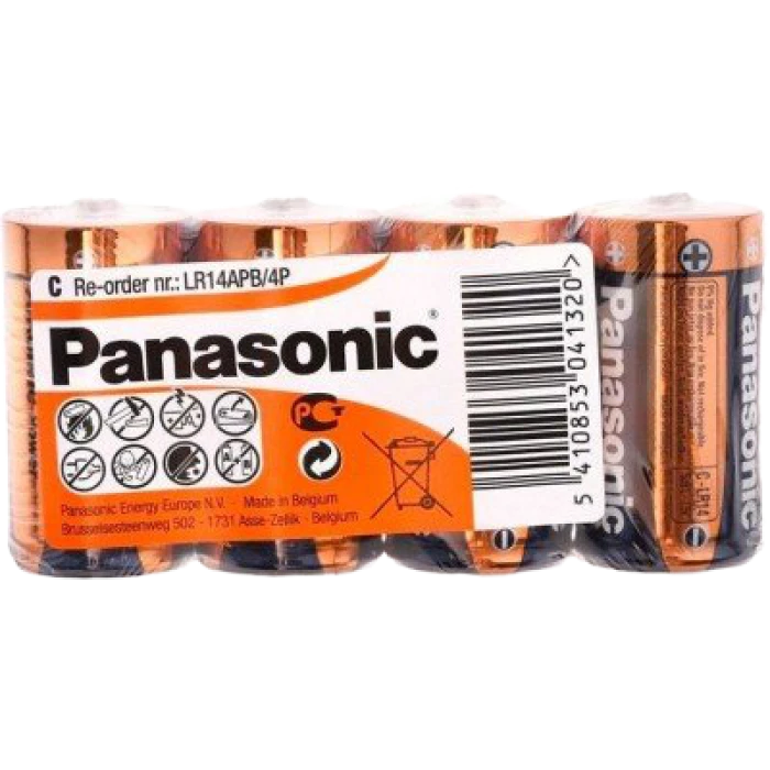 Батарейки panasonic lr14reb, c, 4шт. 3